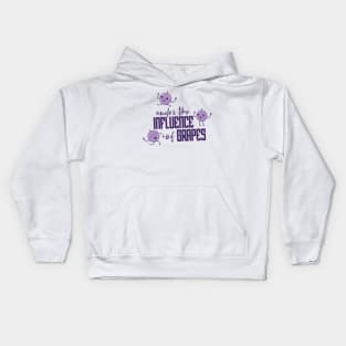 Under the Influence of Grapes Kids Hoodie